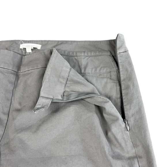 Eileen Fisher women’s grey zipper hem detail pants SZ S - Picture 3 of 8